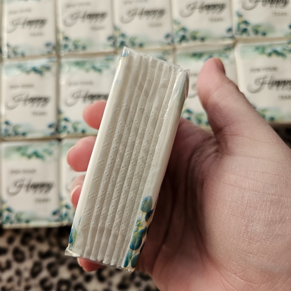 24 Packs of Facial Tissues for Wedding, "For Your Happy Tears", 10 Tissues/Pack - Picture 3 of 6